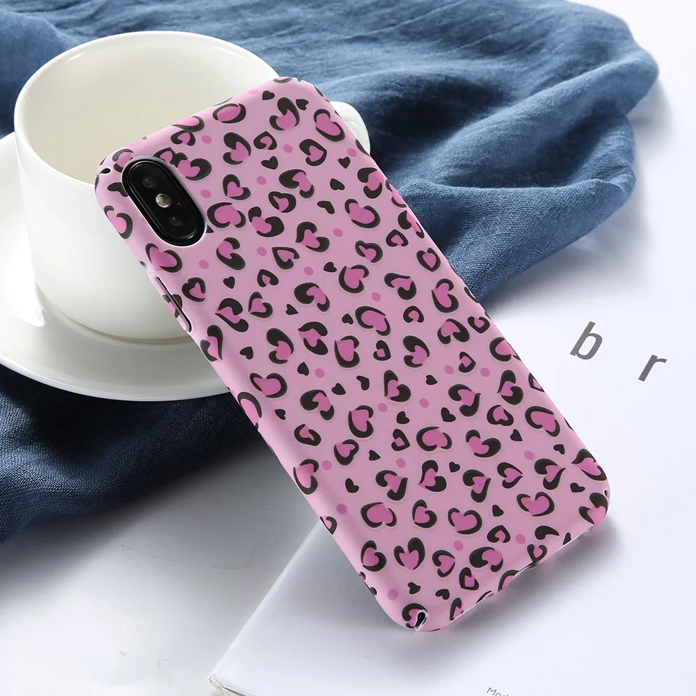 Small Pink NORTHFIRE светящийся чехол для телефона huawei P20 P10 Lite Pro mate 10 20 lite P умный сексуальный леопардовый PC чехол для Honor 8X10 9 lite - Цвет: Small Pink