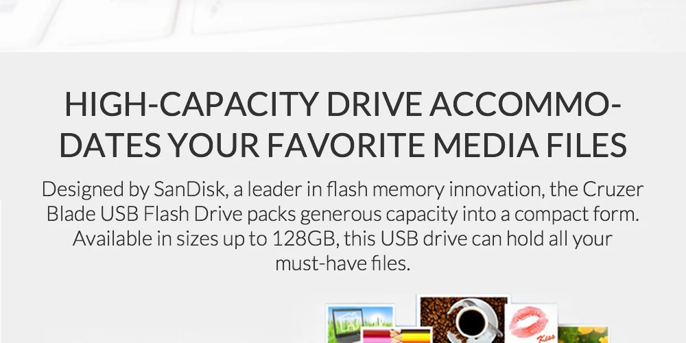 SanDisk USB флэш-накопитель Cruzer Blade U диск 8 ГБ 16 ГБ 32 ГБ мини-накопитель 64 ГБ 128 ГБ USB 2,0 флэш-карта памяти(SDCZ50