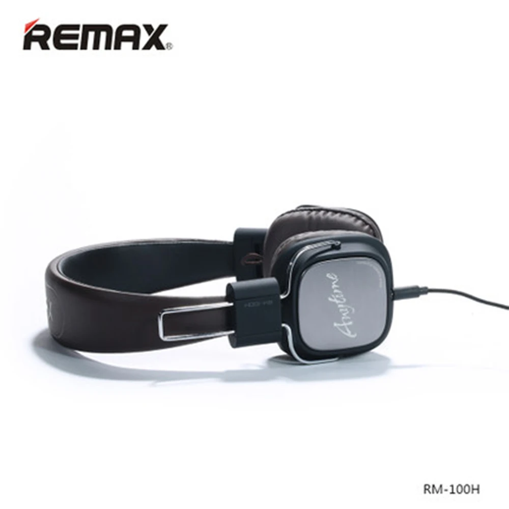 Remax 100 H проводные наушники с Mi crophone Складной HIFI над ухом гарнитуры для iphone 8 Сяо mi 6