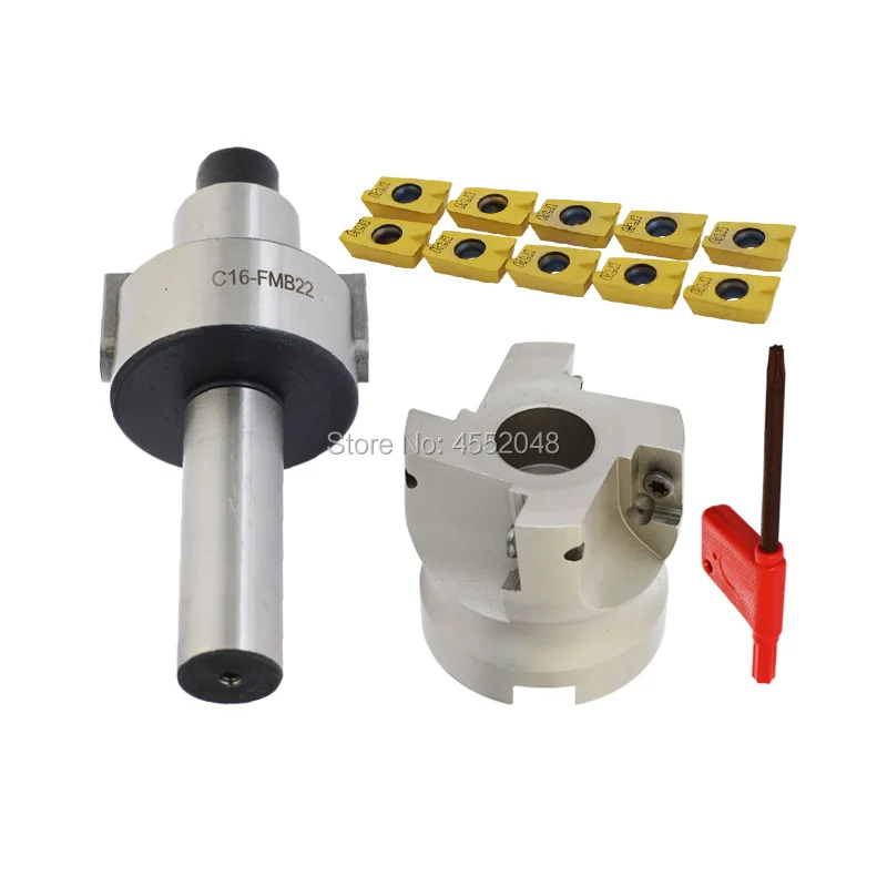 C12 C16 C20 C25 C3/4 FMB22 по шкале Мооса продольно-фрезерный ручка+ BAP400R 50 63 22 торцевая фреза головы+ APMT1604 PDER Карбидное лезвие 10 шт