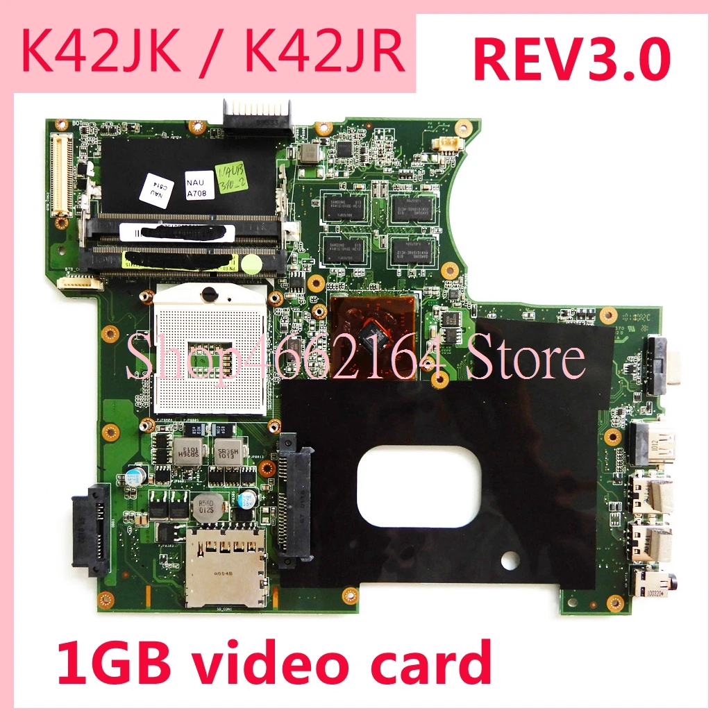 K42JK материнская плата REV3.0 для ASUS 1 ГБ ноутбука A40J K42J X42J A42J K42JR Тест ОК|Материнские