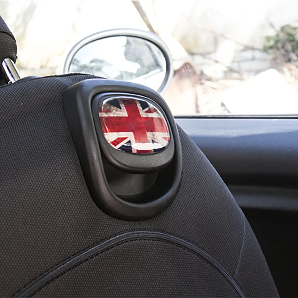 Задняя Пряжка для автомобильного сиденья с крючком 3D наклейки Прозрачная