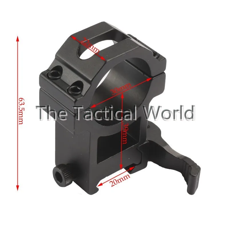 Крепление для охотничьего ружья кольцо 20 мм Пикатинни Вивер рейка QD