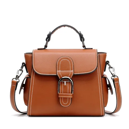 brown women bag Beibaobao зимняя женская модная сумка через плечо сумка на одно плечо седельная сумка женская кожаная сумка-мессенджер классическая сумка - Цвет: brown women bag
