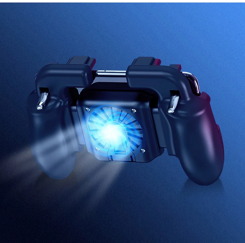 Мобильная игровая ручка интегрированный игровой триггер L1R1 Shooter Fire Button trigger тепловыделение телефона держатель для ножей Out/PUBG