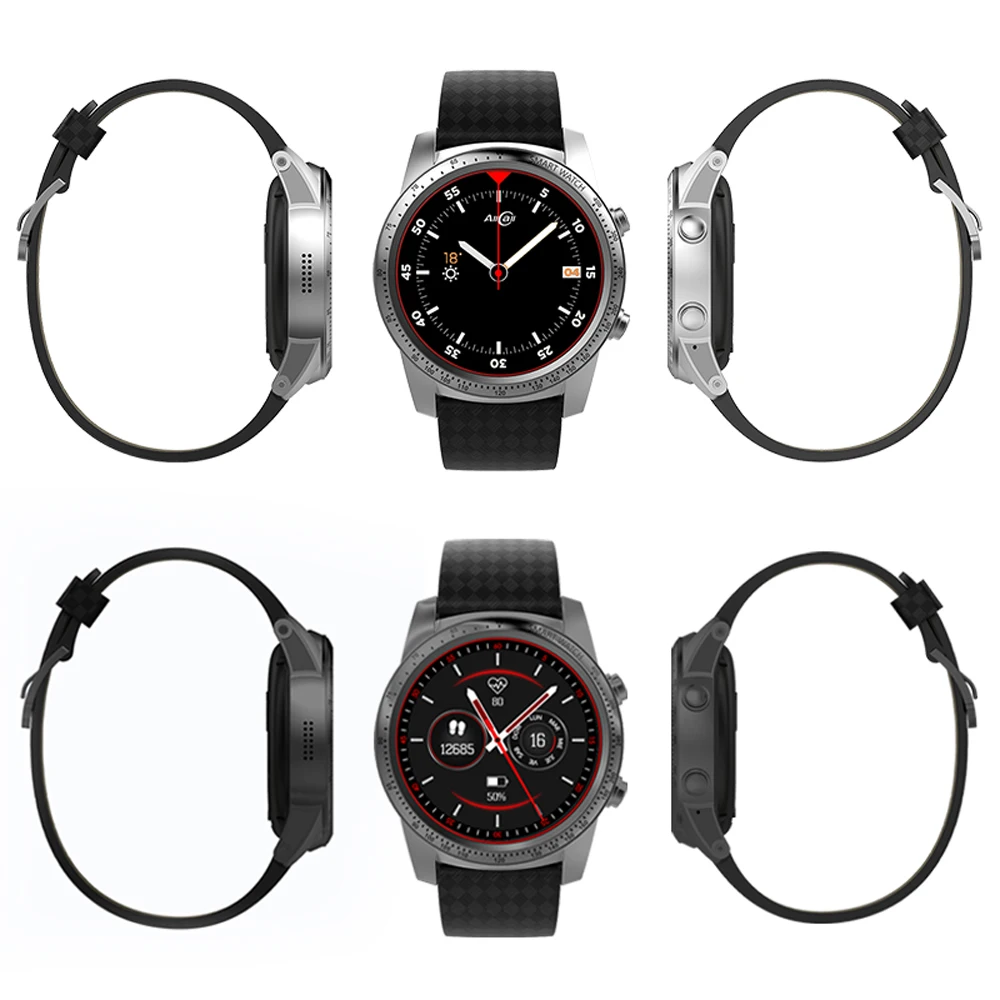 ALLCALL W1 3G/2G Android Smartwatch MTK6580 четырехъядерный 1.3G Гц 2 ГБ/16 ГБ GPS MP4 5 1 BT 4 0 Wifi 3G подключение