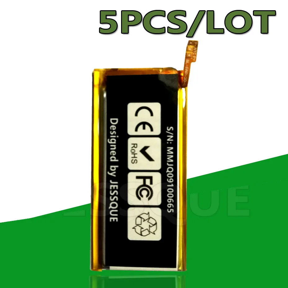 5 шт./лот 240 mAh 616 0467 0406 Батарея для Apple iPod Nano 4th 4G 4 генерал Nano4 A1285 8 GB 16 аккумулятор