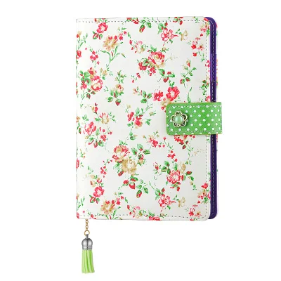 Red w Snap Fastener TATCAT A6 записная книжка с кодовым замком, дневник для путешествий, записная книжка с застежкой, дневник TPN103 - Цвет: Red w Snap Fastener