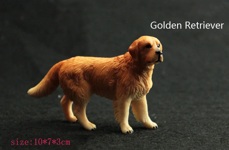 DDWE Golden/Saint/Boxer/Collie/Bernese Mountain Dog семейное моделирование модель животного игрушка