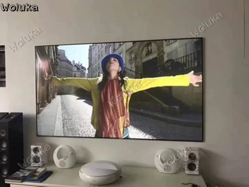 Анти-светильник занавес жесткий экран 4K HD Ультра короткий коксовый лазер ТВ
