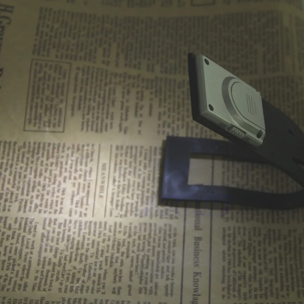 

Portable Flexible Folding LED Clip On Reading Book Light Lamp For Reader Kindle