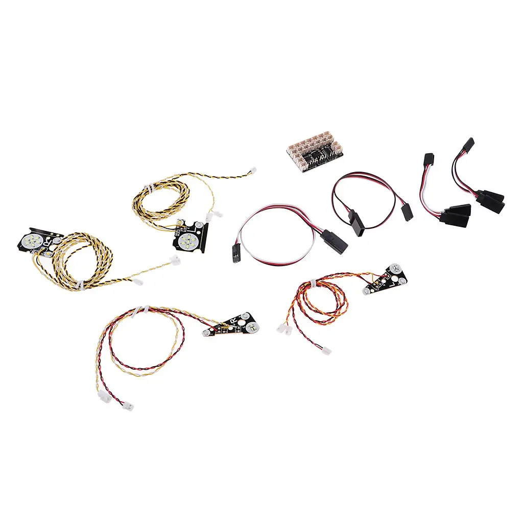 Моделирование RC автомобилей светодиодные фары передние и задние IC лампы Группа украшения части Аксессуары