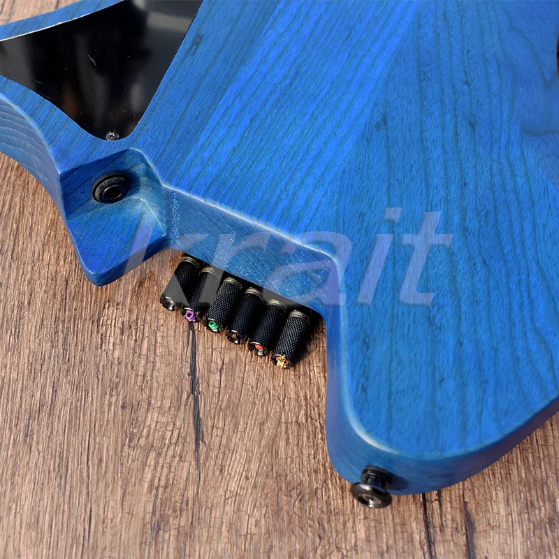 Krait безголовая гитара 6 струн strandberg безголовая электрогитара болотная пепельная гитара Пламя клен Шея Dadario струна