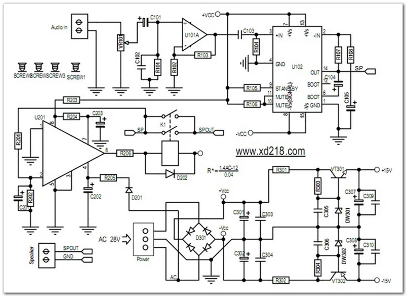 

TDA7293 power amplifier board Mono 100W power amplifier board