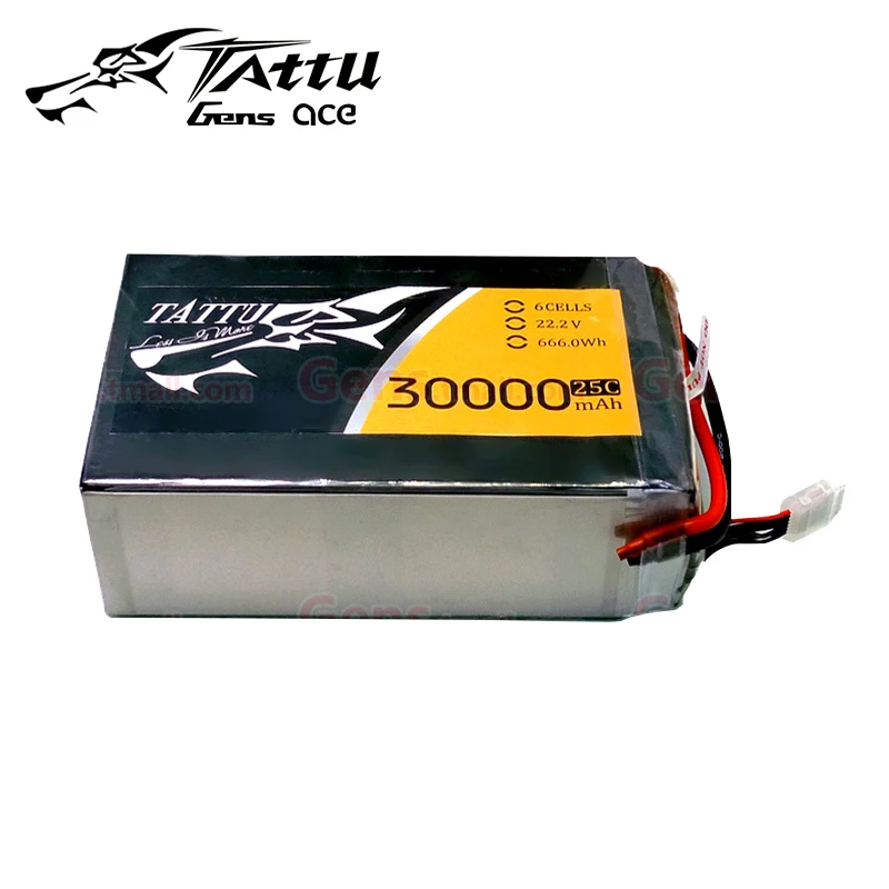 Аккумуляторы TATTU 6S 30000 мА/ч 22 2 в 25C 6S1P литий полимерный аккумулятор с разъемом AS150 +