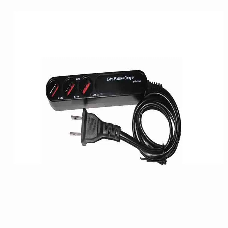 EU/US Plug Мощность полосы 3 Порты Многофункциональный выходе путешествия 2.1A USB Зарядное устройство 0,8 м гнездо удлинителя для телефон Камера дома