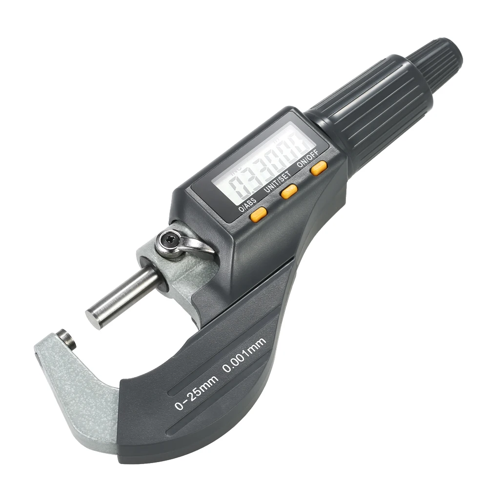 

Professional 0-25mm Electronic Digital Outside Micrometer 0.001mm High Precision Depth Micrometer Micro Caliper