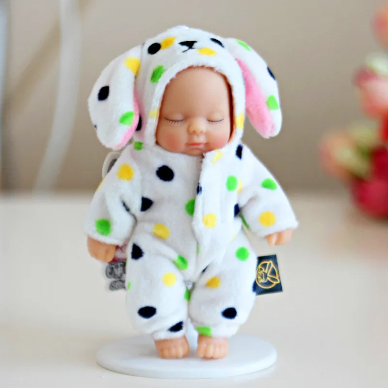 Детские куклы Плюшевые Bjd bebe Кукла реборн брелок игрушка для детей девочки Рождественский подарок ПВХ дети Новорожденные игрушки суставы могут перемещаться