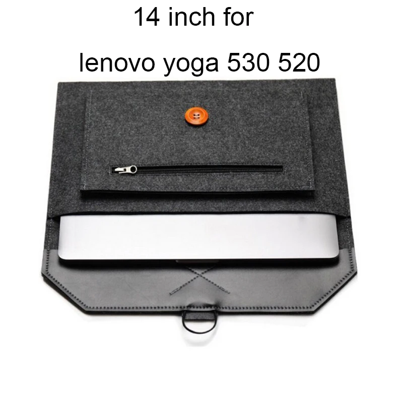Сумка для планшета, ноутбука lenovo Yoga 920 720 530 520 Ideapad 320 13,3 13,9 14 15,6 дюймов, чехол из микрофибры, чехол-сумка - Цвет: 14 inch