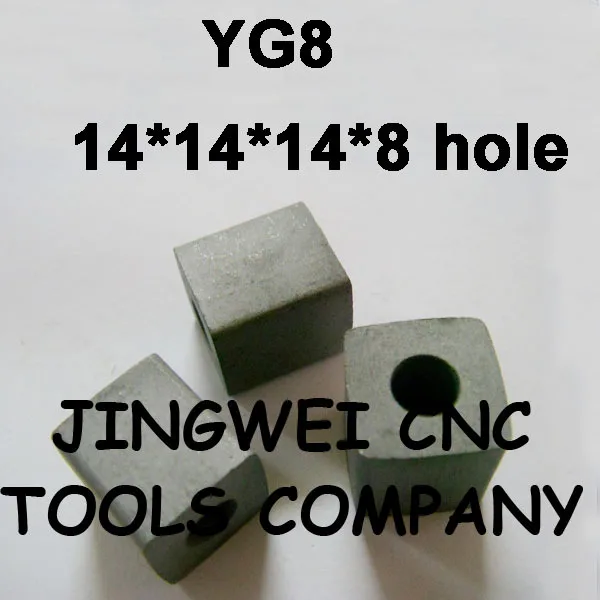 YG8 твердосплавная силовая подача контактный 14X14X14X8 для резки проволоки EDM части|wire