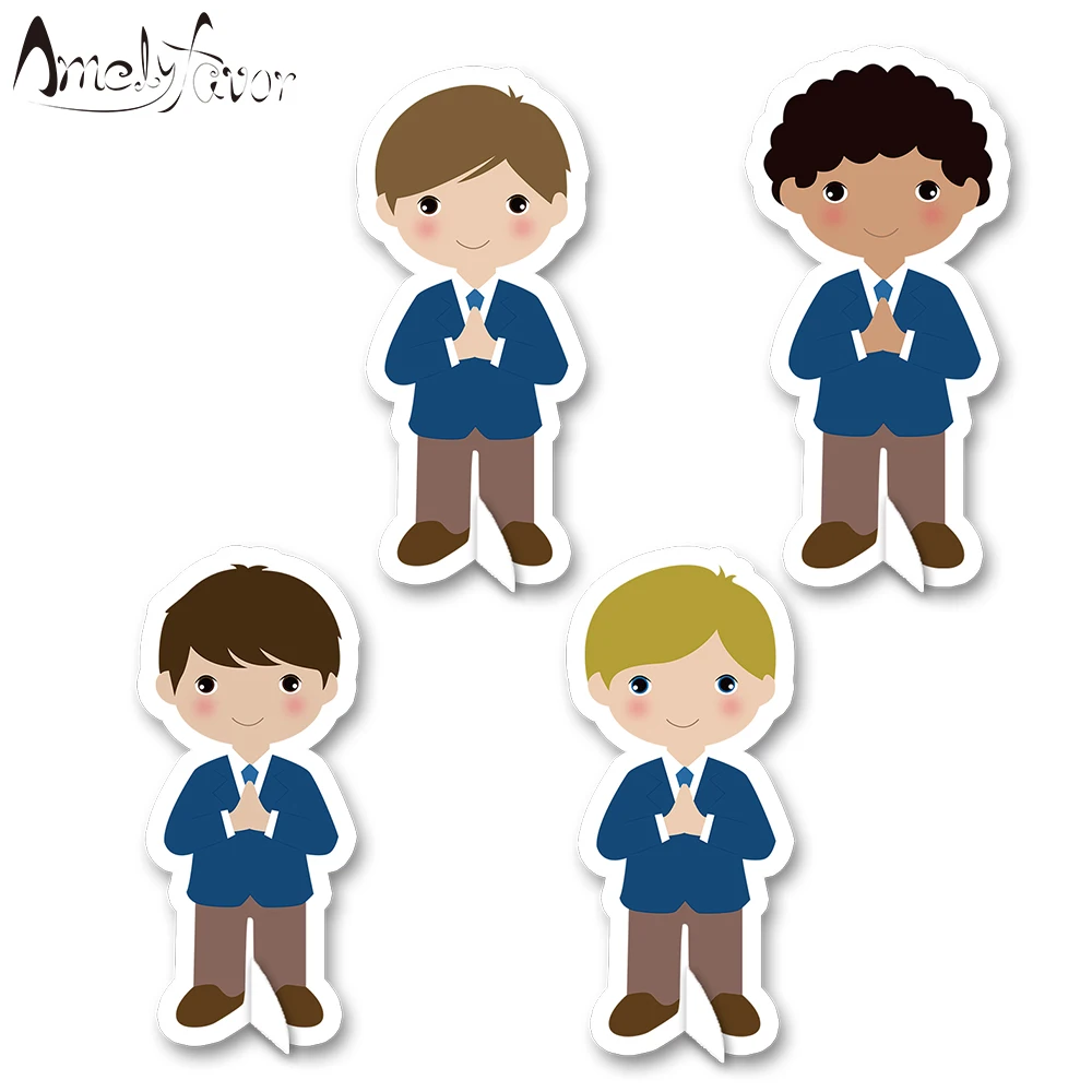 

My First Communion Theme Boys Series 2 Table Centerpiece Birthday Festival Event Party Decorations Supplies Boy Party Decor