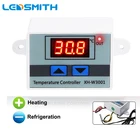 Цифровой светодиодный термометр контроль температуры Лер AC110-220V термостат инкубатор реле управления 10A микрокомпьютер управление Лер W3001