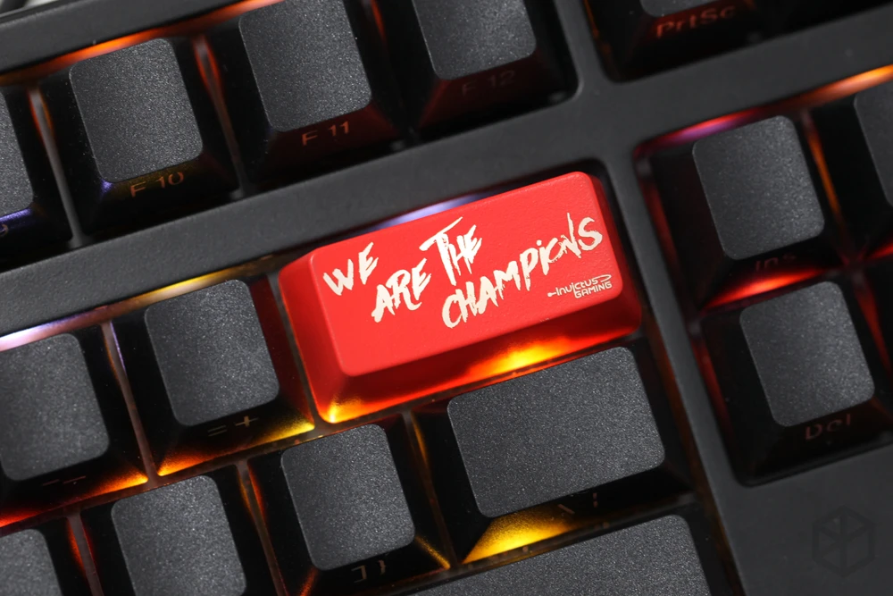 Новинка блестящая клавиатура с колпачком клавиатуры ABS Shine Through ig invictus gaming lpl champion