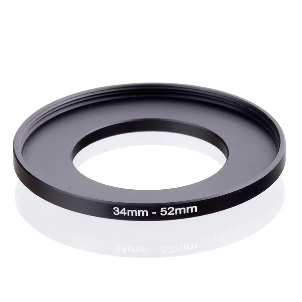 

original RISE(UK) 34mm-52mm 34-52mm 34 to 52 Step Up Ring Filter Adapter black