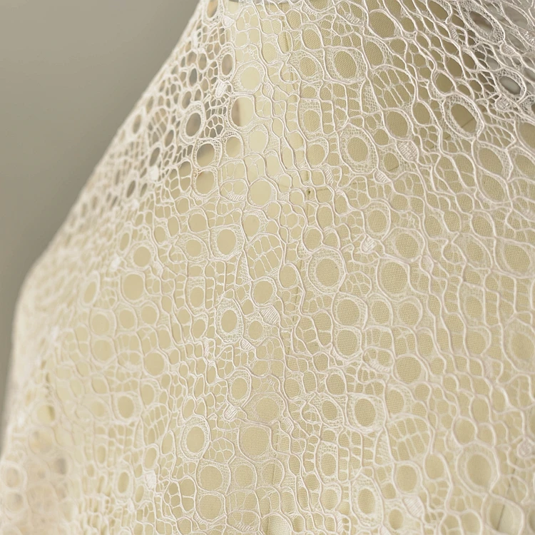1 ярд ажурная кружевная ткань текстура плиссированная одежда ручной работы