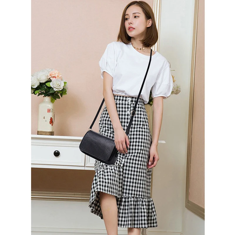 Роскошная кожаная дамская сумочка дизайнерский чемоданчик на ремне через плечо