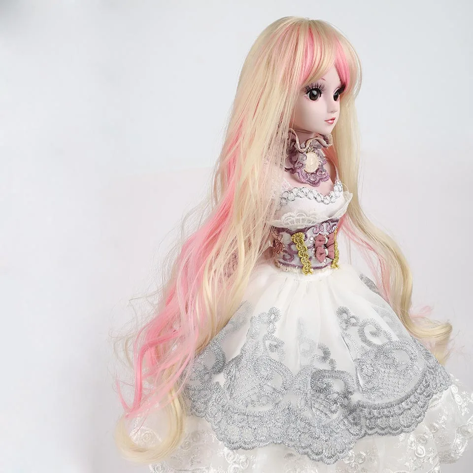 4 Cataleya длинные прямые и кудрявые SD волосы BJD парик для кукол волосы для куклы - Color: 4