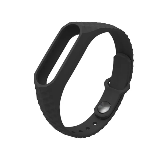 Mi jobs mi Band 2 ремешок Aurora браслет силиконовый ремешок на запястье для Xiaomi mi band 2 браслет умный браслет Correa mi band 2 ремешок - Цвет: Черный
