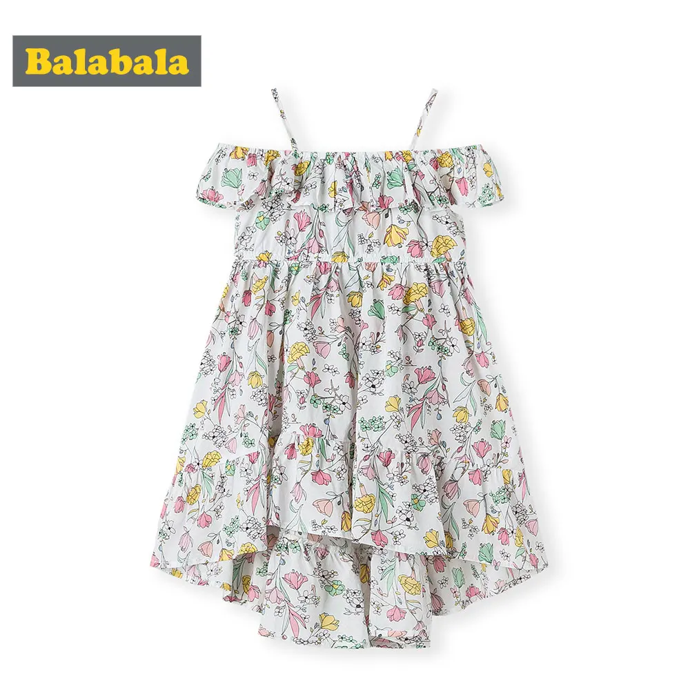 Одежда BalabalaChildren платье с цветочным рисунком для девочек на лето новинка 2019