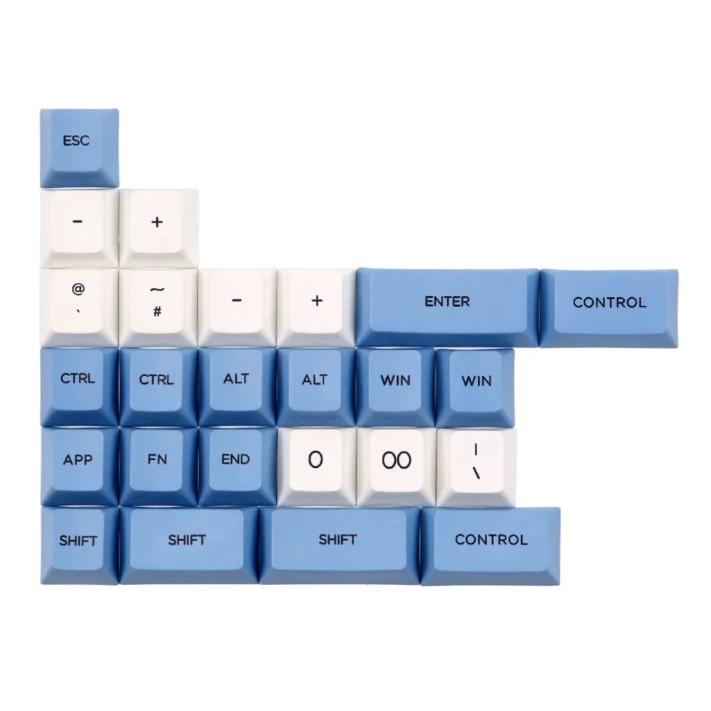 Keycap с голубым небом и белым облаком 112/157 ключей PBT Вишневый профиль