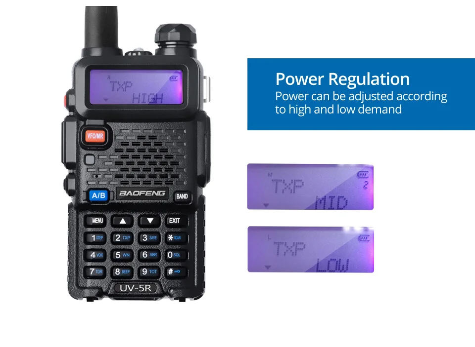 Baofeng UV 5R 8 Вт рация Ver BFP3-23 двухдиапазонный UV 5R PTT CB радио 128CH VOX фонарик Портативный Ham Радио Comunicador
