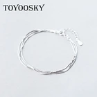 Женский браслет-цепочка из серебра 925 пробы