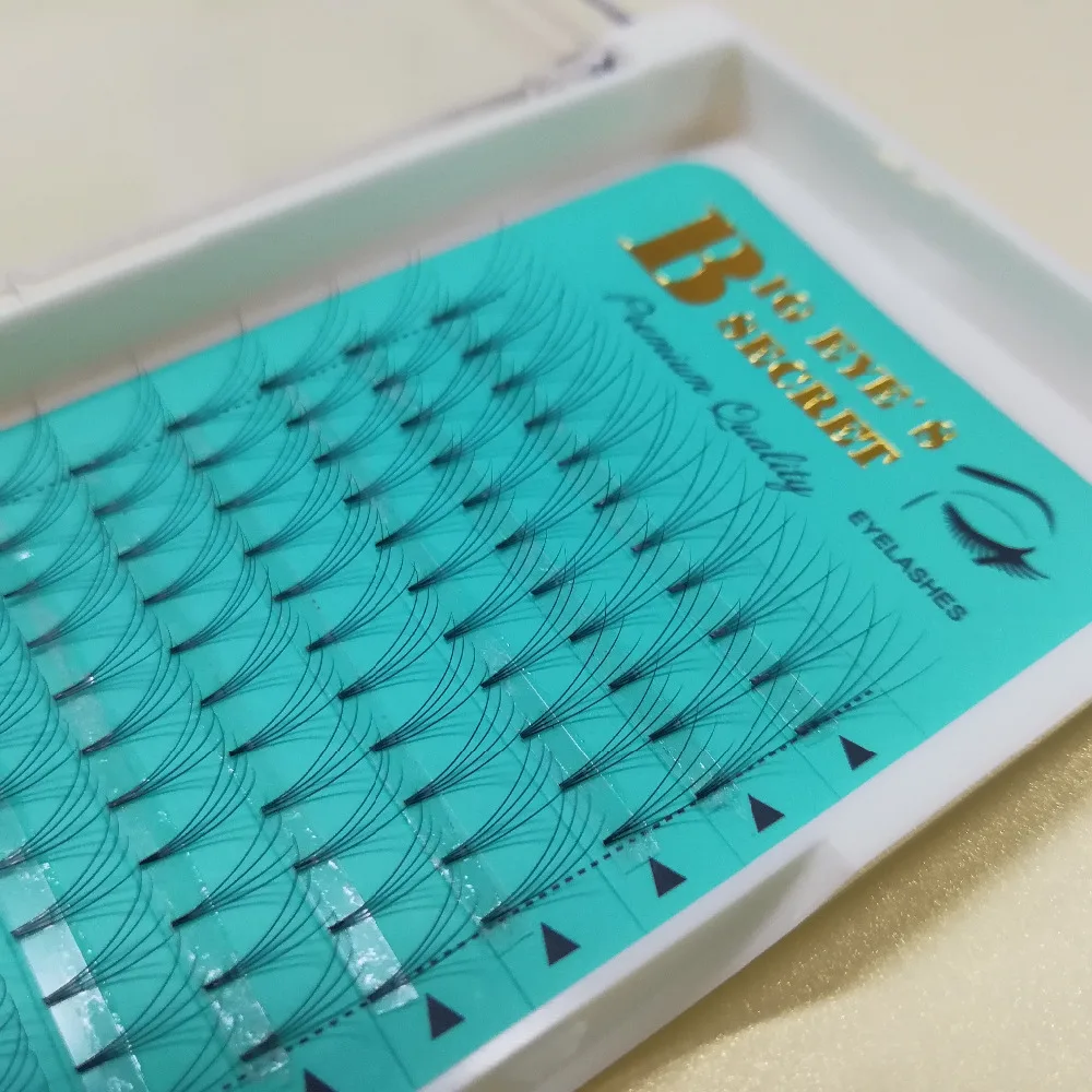 Большой Глаз тайные готовые объемные ресницы вентиляторы 4D расширение