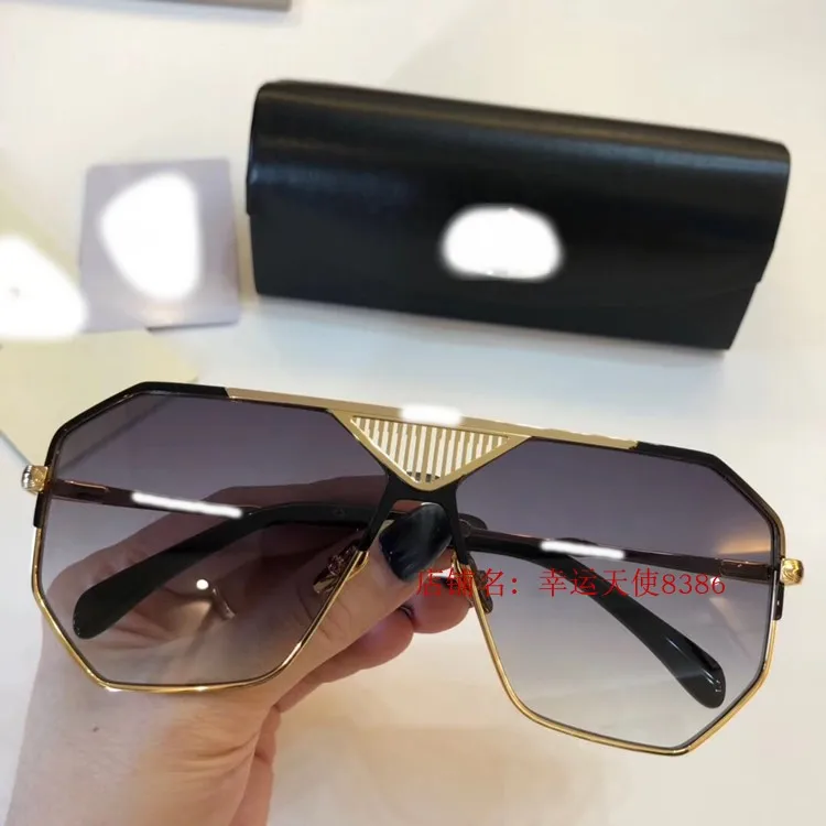 luxury Runway sunglasses men brand designer sun glasses for women Carter glasses B07112 - Цвет линз: 4