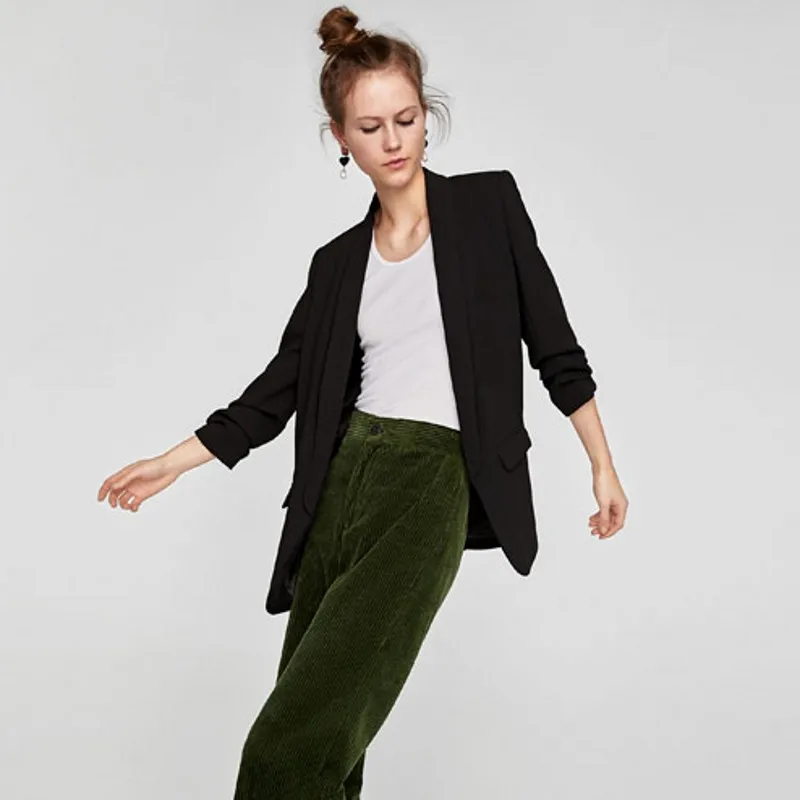 Женский Повседневный Блейзер осенняя куртка шаль воротник красный розовый черный пиджак офисный Женский блейзер модный тонкий спортивный костюм HX-6258