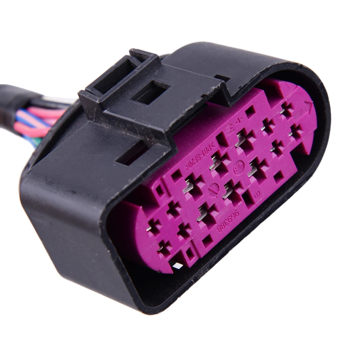 CITALL 14 контактов черный пластик ксенон HID разъем для фар Пигтейл 1J0973737 подходит Audi