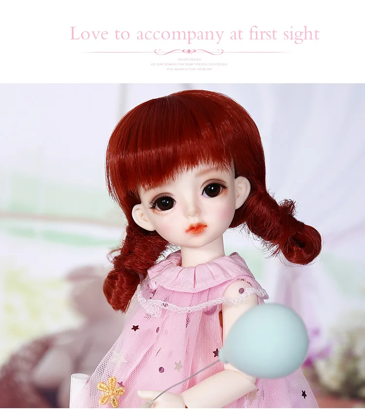 1/6 имбирь Miadoll BJD SD куклы YOSD модель тела детский полный набор с волосами Одежда Обувь Аксессуары шарнирная кукла