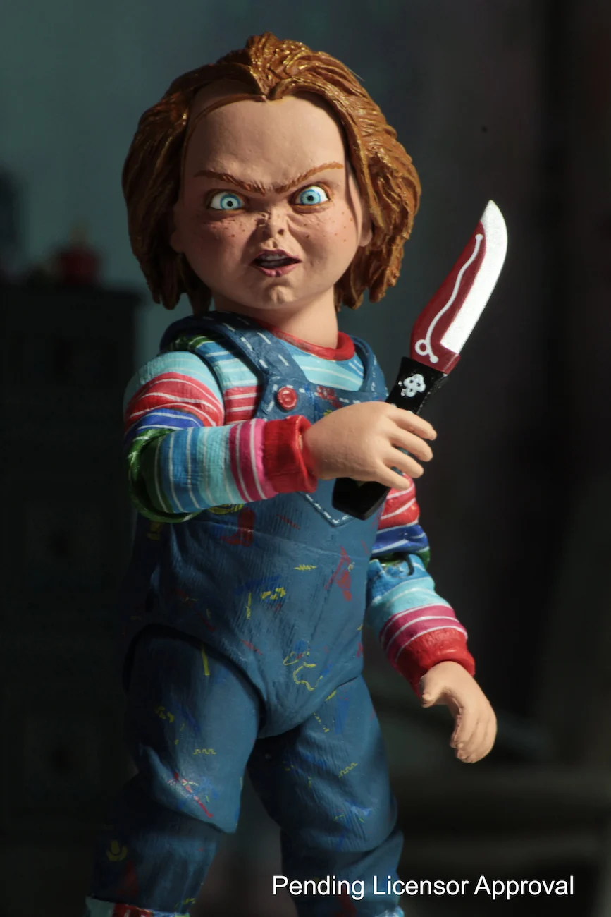 NECA 7 дюймовая серия ужасов SDCC Chucky Cult Deluxe Edition коллекция фигурка для любителей