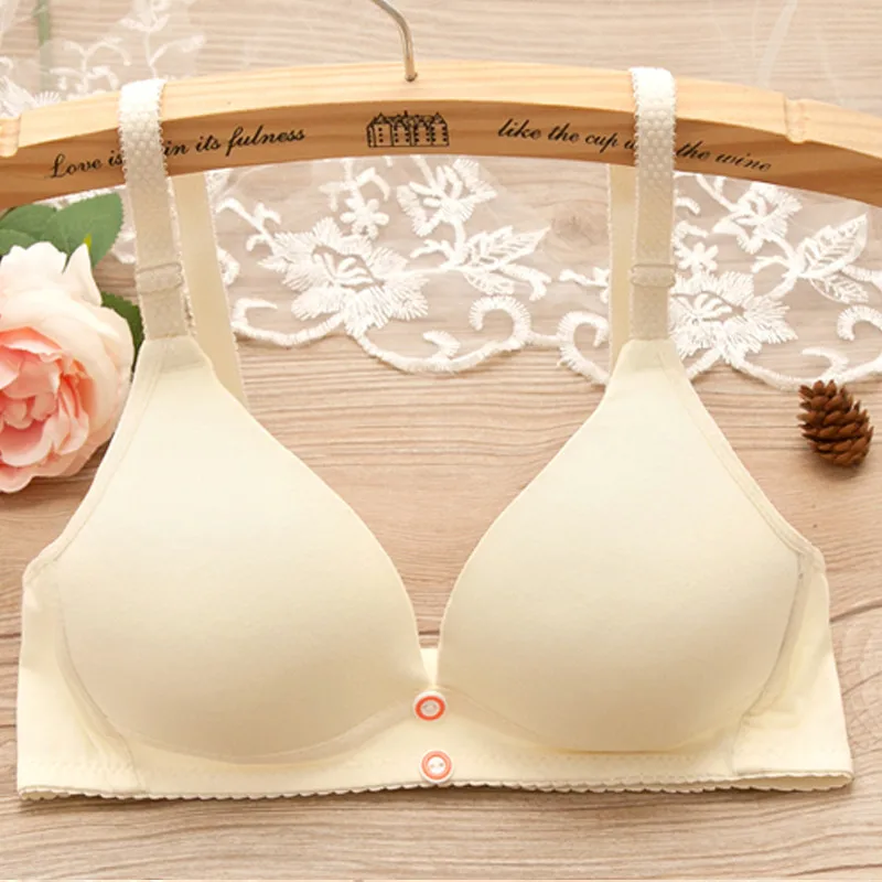 Комплект женского нижнего белья с чашками пуш ап без кружева|Бюстгальтеры| |