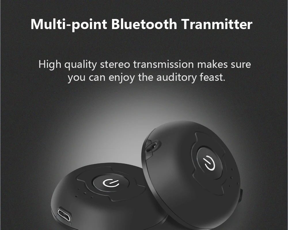 Bluetooth 4,0 многоточечный стерео аудио передатчик музыкальный сигнал Отправитель для Smart tv/DVD/MP3-можно подключить 2 Наушники один раз
