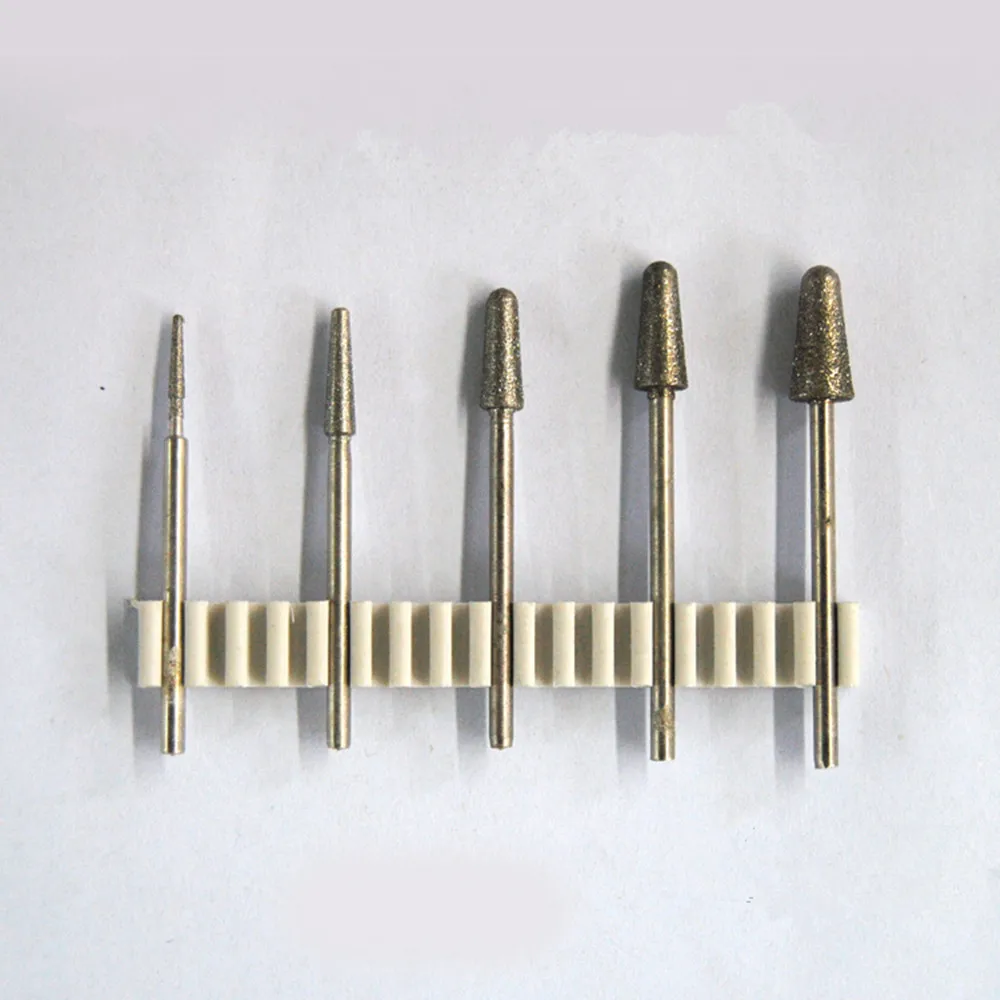 6 шт./лот оптическая ось круглый шлифовальный стержень 2 35 мм Алмазные Боры для