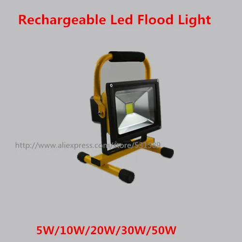 5PCS Portable 20W Rechargeable LED Floodlight AC 85-265V Waterproof Emergency Light Camping Outdoor Lighting Lamps | Лампы и освещение