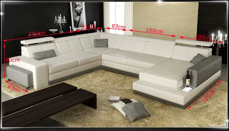 Последний дизайн гостиной кожаный диван большой 0413 C4010|living room leather sofa|design sofaleather