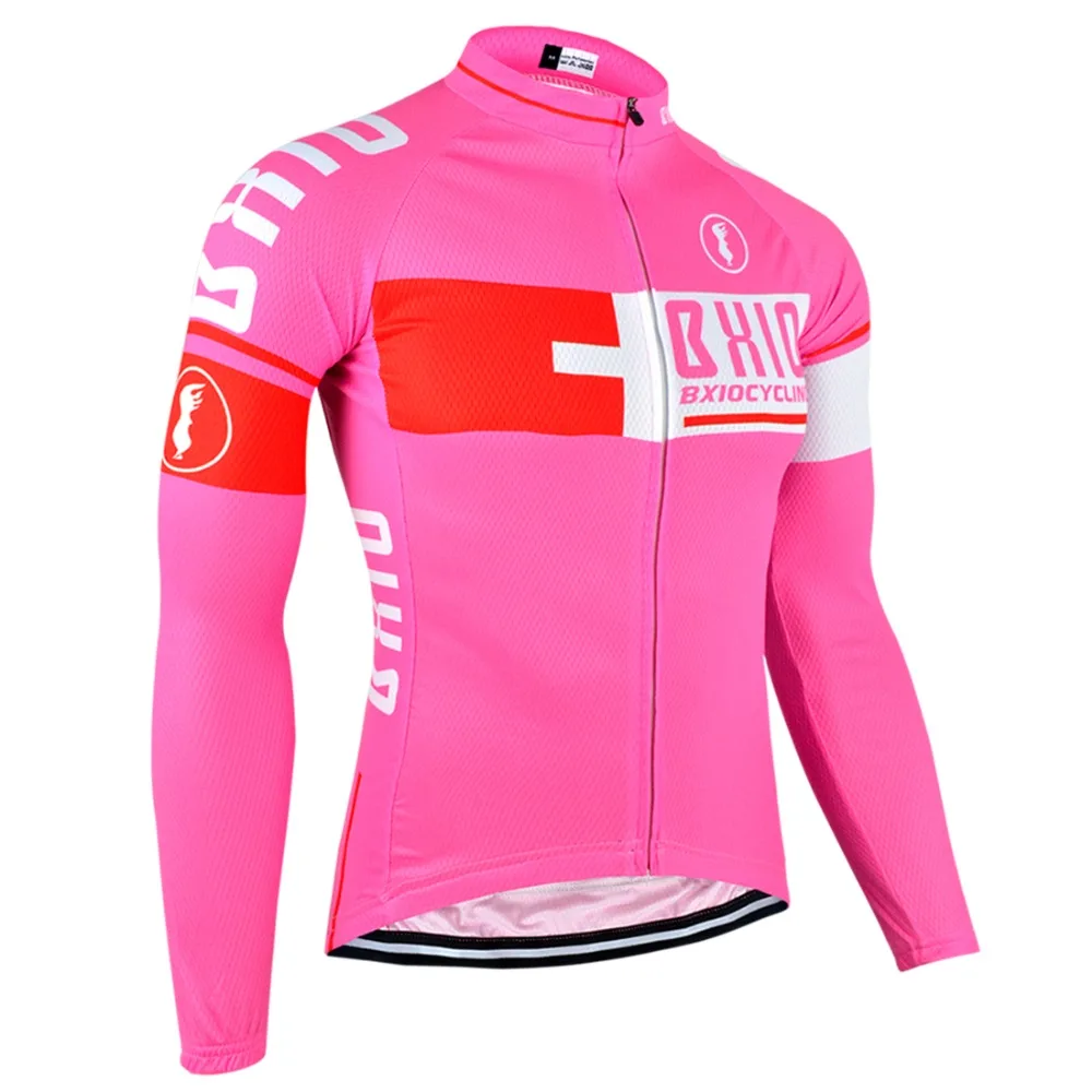 BXIO зимняя велосипедная майка Invierno Ropa Ciclismo Mujer MTB велосипедные майки разных цветов