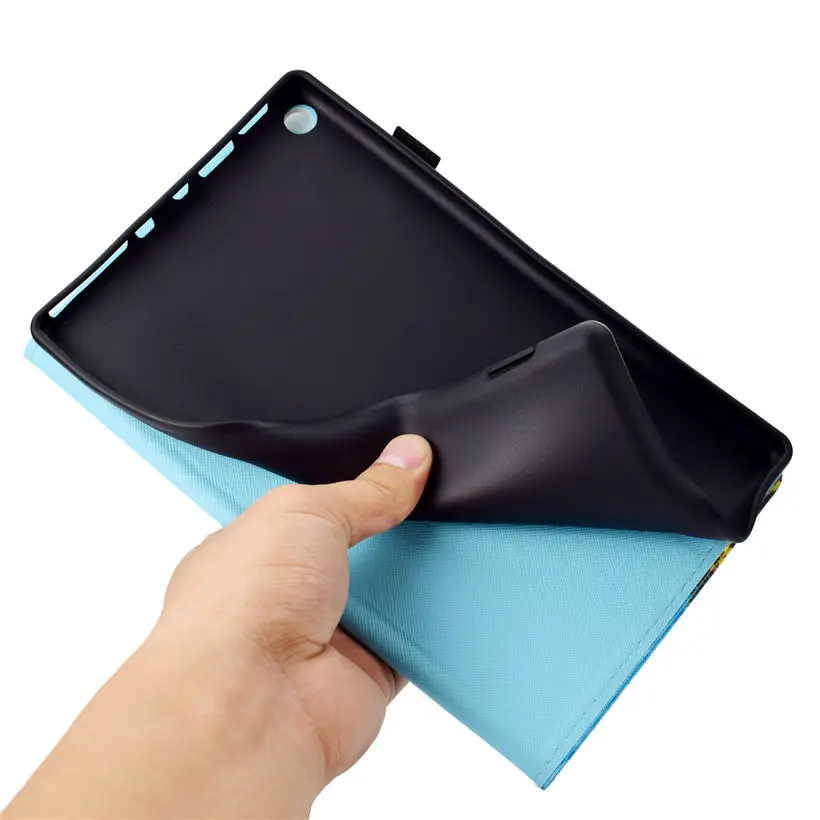 Flower butterfly Case For Amazon Kindle Fire HD 8 2017 7th Generation Funda Cover kindle HD8 2016 6th Stand Capa Shell |