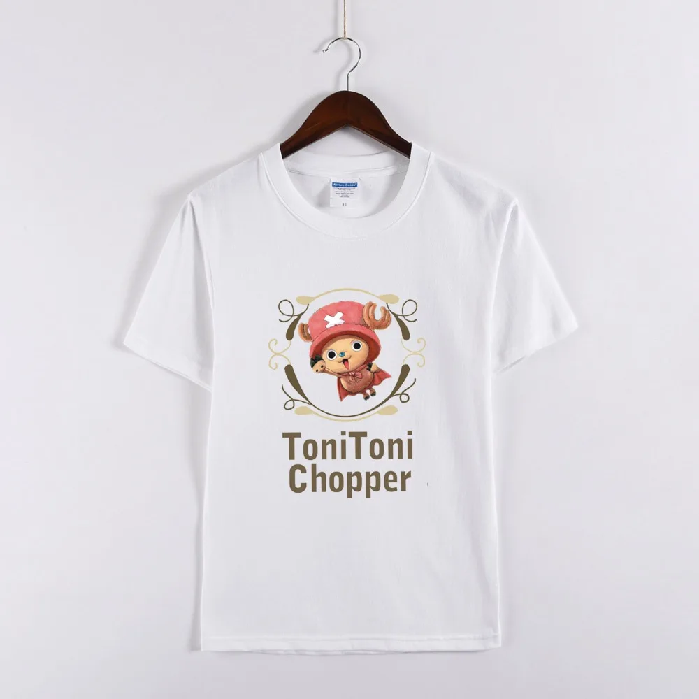 Moejamcos one piece футболка Тони Чоппер мужские хлопковые футболки с аниме топы один